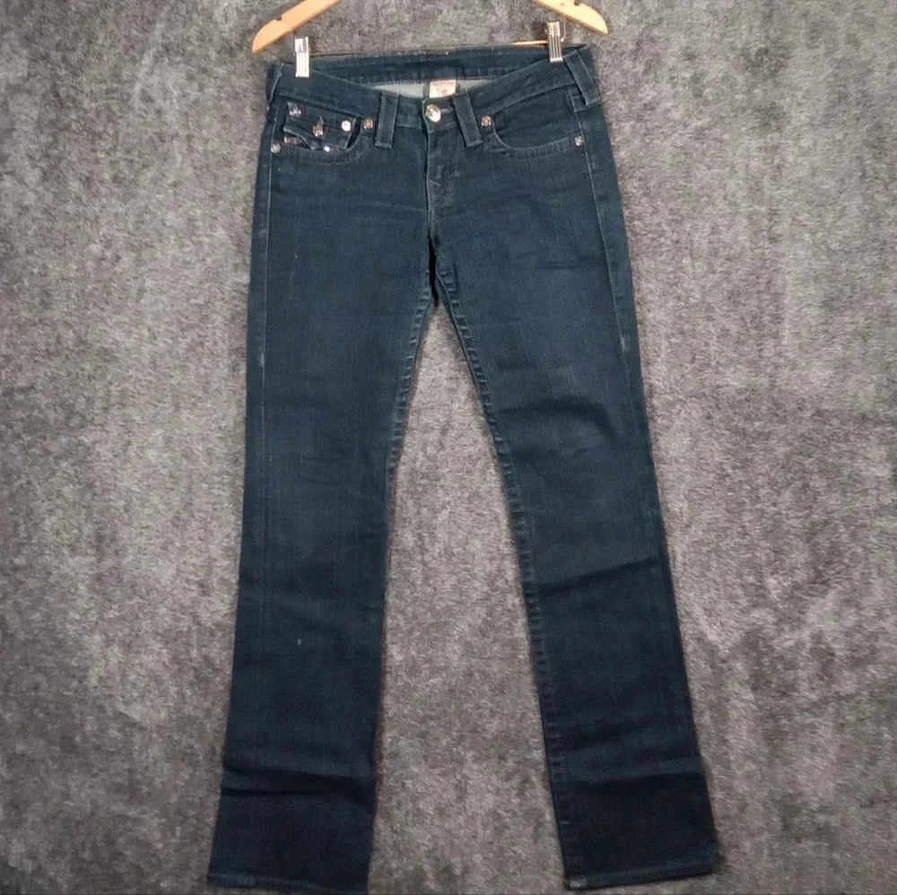 True Religion Billy black tag mid rise women's 28